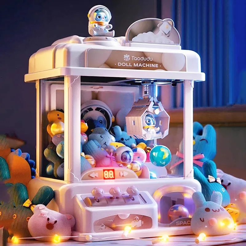DIY Doll Machine Kids Coin Operated Toy Crane Claw Catch Machines Music Xmas Giftsfor Toddlers Boys And Girls From Deng07 30.14 DHgate.Com
