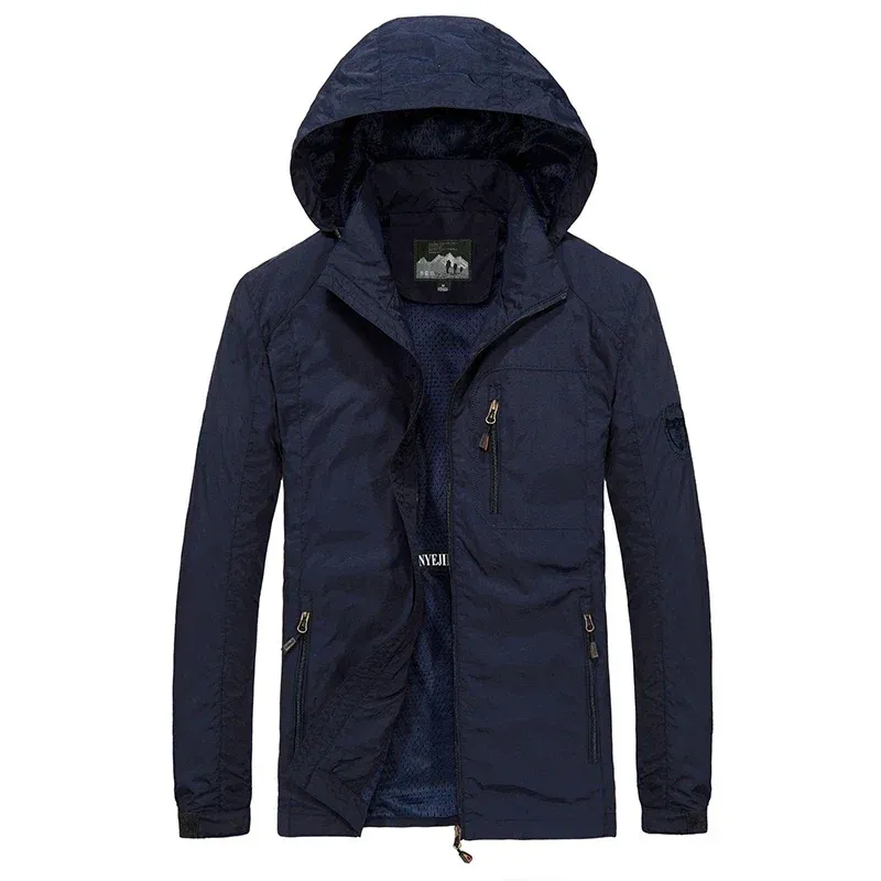 DHgate.com:2024 Mens Jacket: Detachable Hat, Autumn Casual