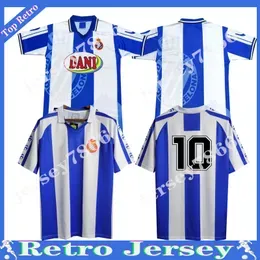 84 89 97 98 RCD Espanyol Retro POCHETTINO Soccer Jerseys Home Short sleeves Football Shirt Uniforms