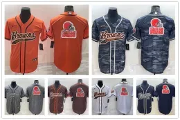 Baseball Football Jersey Cleveland''Browns''MEN 2022 Salute To Service Team Big Cool Base Stitched Jerseys