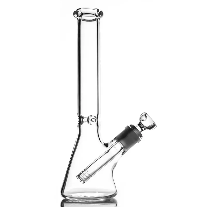 fondo del bicchiere design semplice tubo di vetro narghilè Rasta tubi dell'acqua inebrianti bong comuni bong ZZ