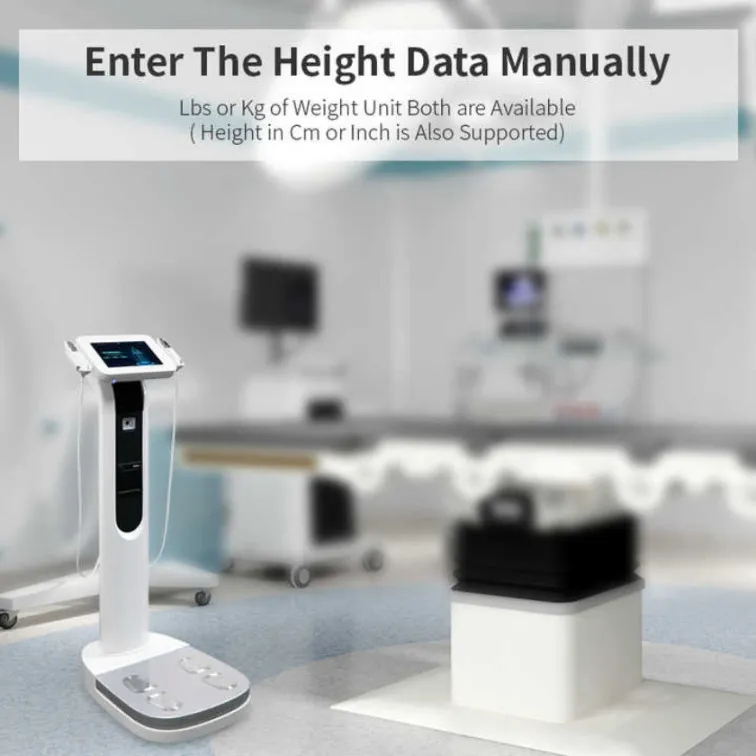 Lasermaskin 2024 Digital LCD Body Fat Monitor Analysator Hälsa WiFi Trådlös multifrekvens till salu