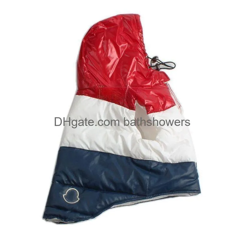 Vêtements de marque pour chiens de marque Vêtements d'hiver pour chiens Vestes à capuche pour chiots Sweat-shirt coupe-vent imperméable pour animaux de compagnie Manteau pour chien français Bldog en Dhuz4