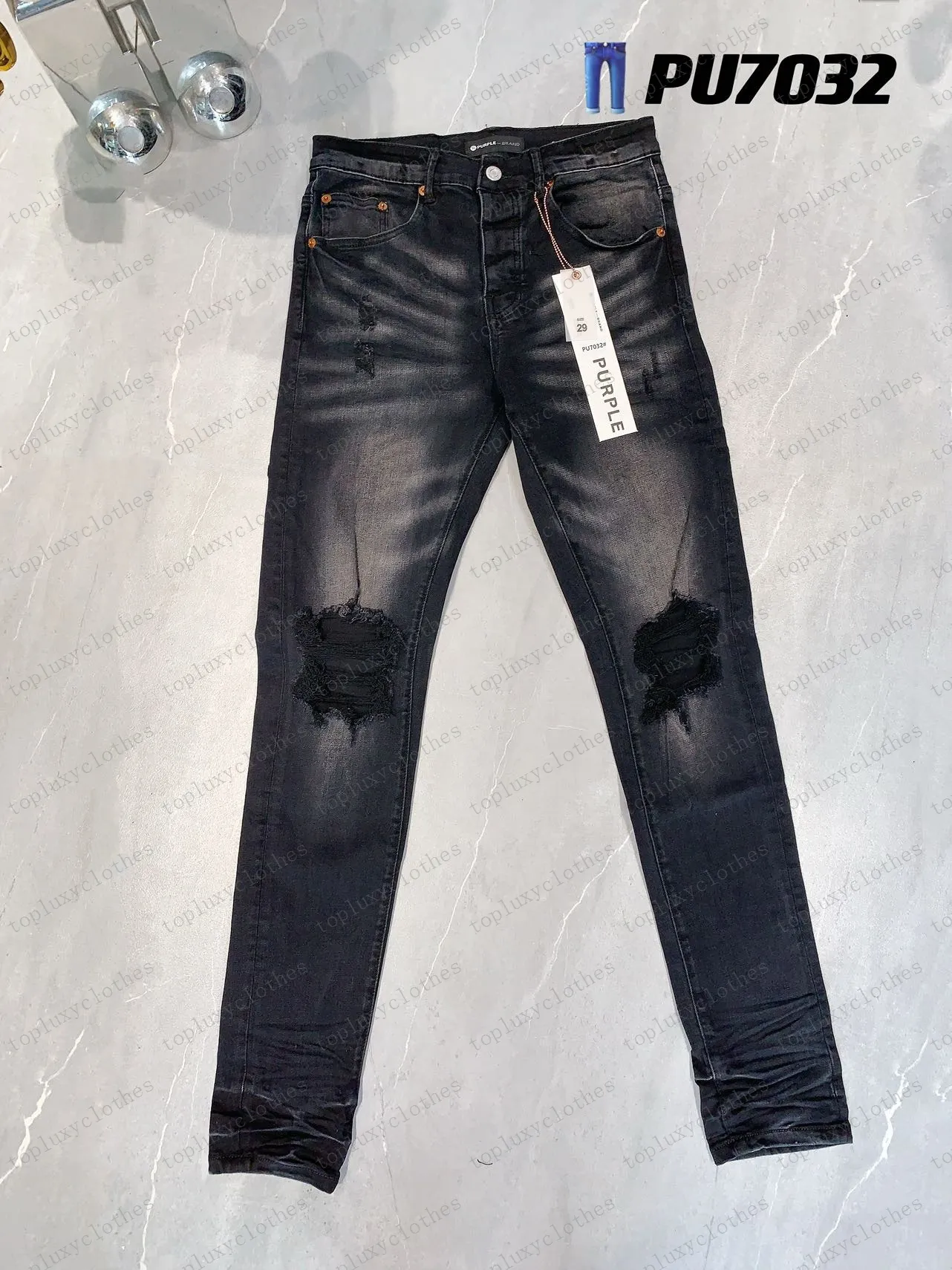 purple jeans men sold on Temu United States