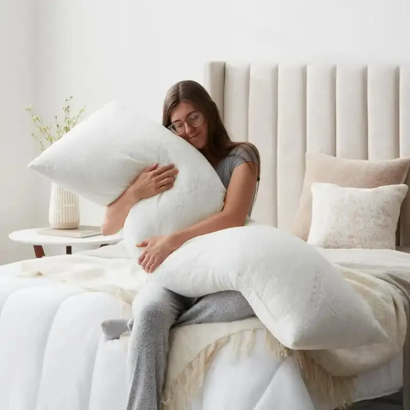 Large top bolster pillows