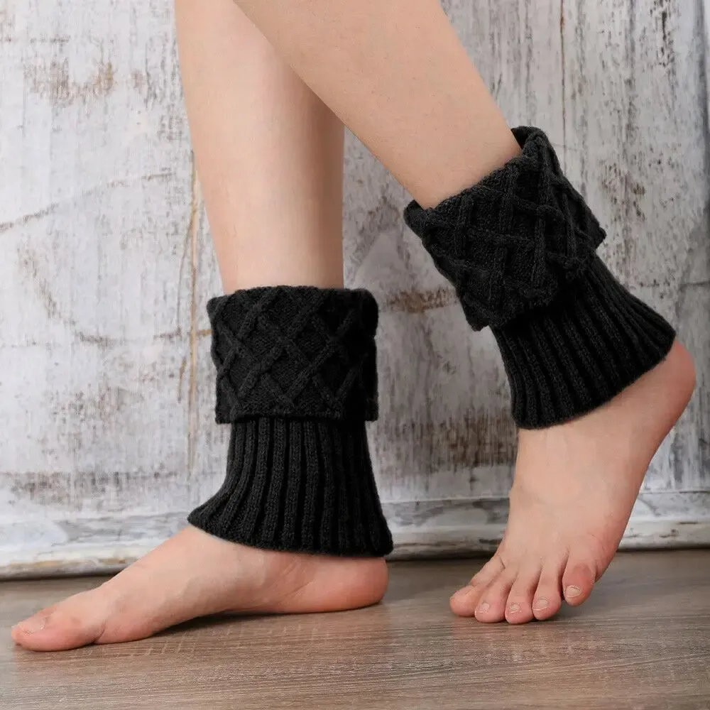 Shoe Parts Accessories Crochet Leg Warmers Women Winter Outdoor Elastic  Boot Cuffs Lady Soft Short Knitted Toppers Boot Socks Ankle Protection  231218 From Ning03, $8.58
