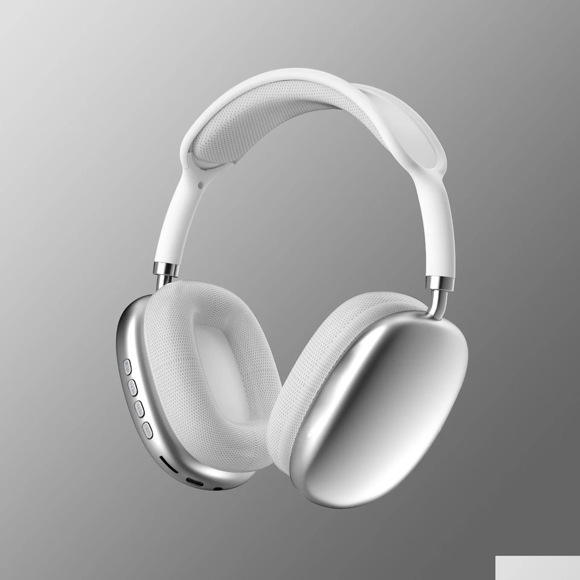 Headphones Earphones P9 Pro Max Wireless Over-Ear Bluetooth Adjustable Active Noise Cancelling Hifi Stereo Sound For Travel Work D Dhbx2