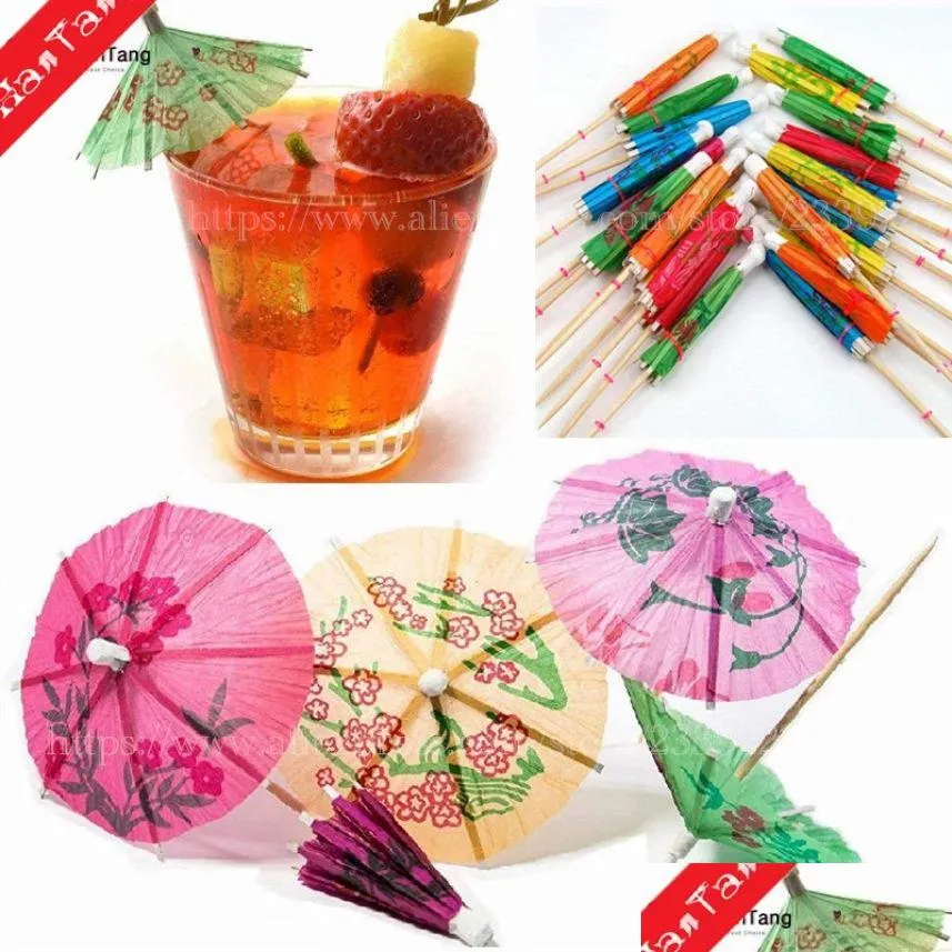 Party Favor 144PCS papierowy koktajl parasoli parasols pije pije wybory impreza ślubna zapasy wakacje