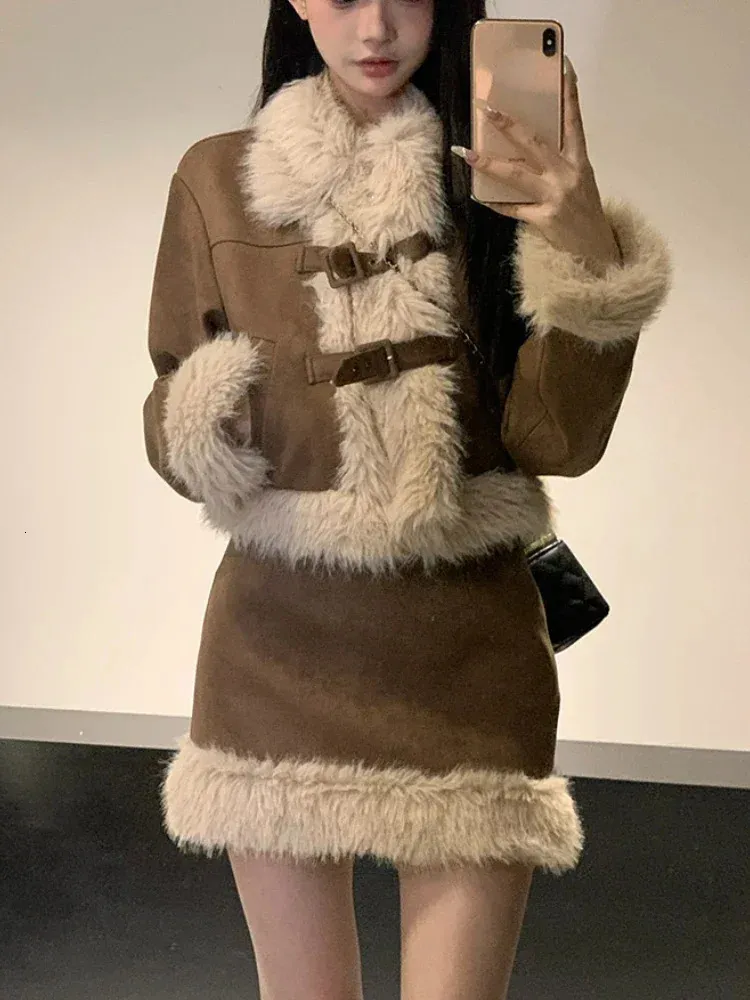 Fur 2 piece outfit hot sale