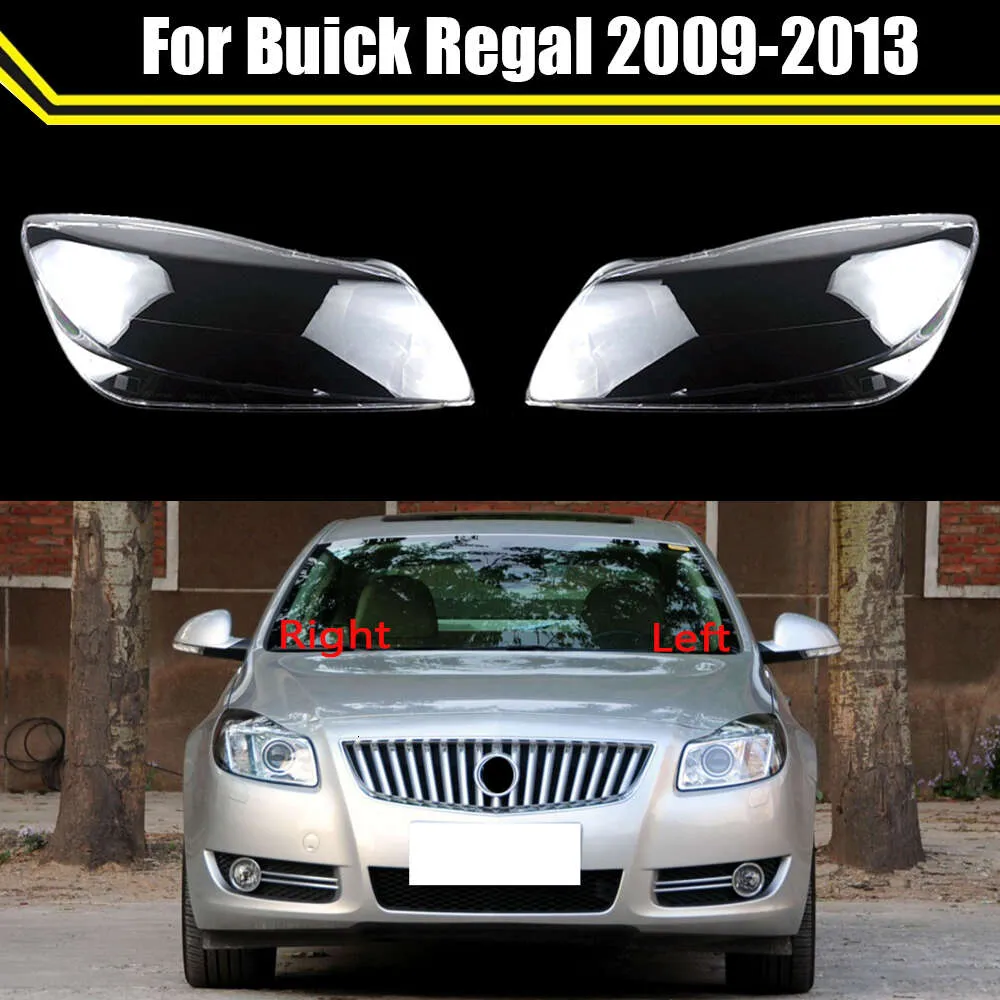 Caso da lâmpada para buick regal 2009 2010 2011 2012 2013 tampas de lente vidro do carro farol capa luz automática abajur transparente escudo