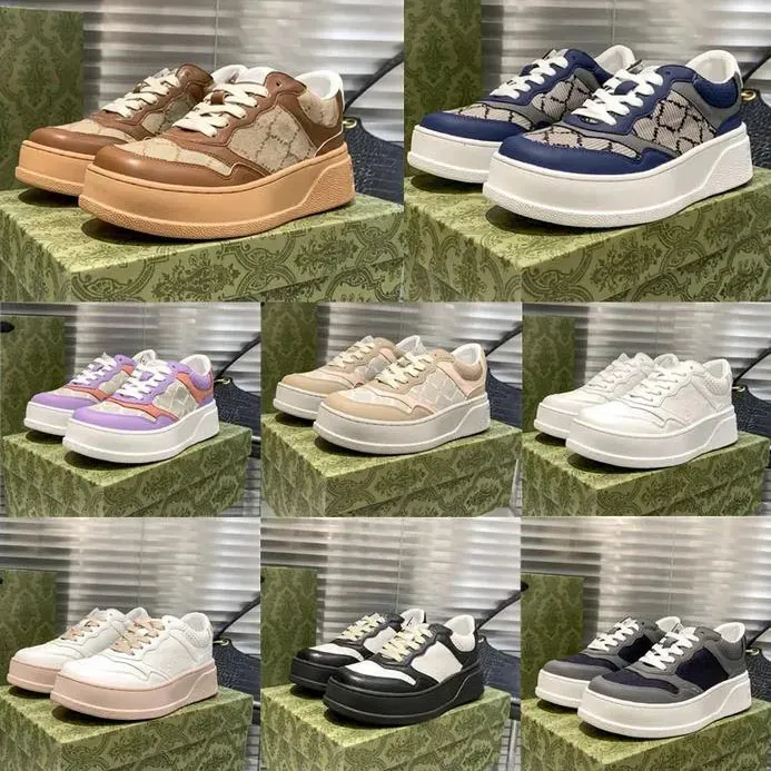 Designer sapatos casuais homens mulheres tênis de luxo lona de couro duplo plano pequeno branco sapatos formadores bordado impressão rendas até tênis versátil EUR 35-45