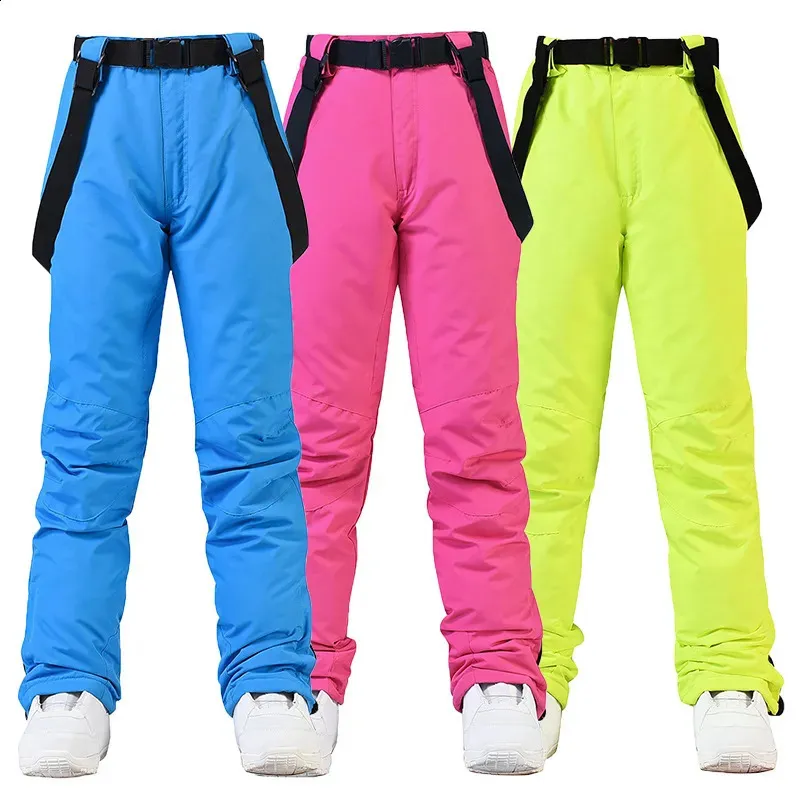 Skibroeken Heren en Dames Winter Outdoor Skibroeken Winddicht Waterdicht Warm Ademend Snowboardbroeken Sneeuwsporten Bibs Broek 231218