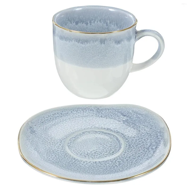 Copas de vino Taza decorativa Oficina Agua Tazas de cerámica Set Café Interior Fiesta Cerámica Té retro