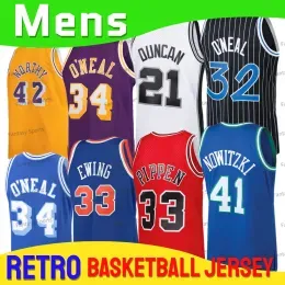 CUSTOM Retro Stockton Carter McGrady Kemp Basketball Jersey 32  34 Penny Pippen Abdul-Jabbar 33 Bird Classic Mens Basketball