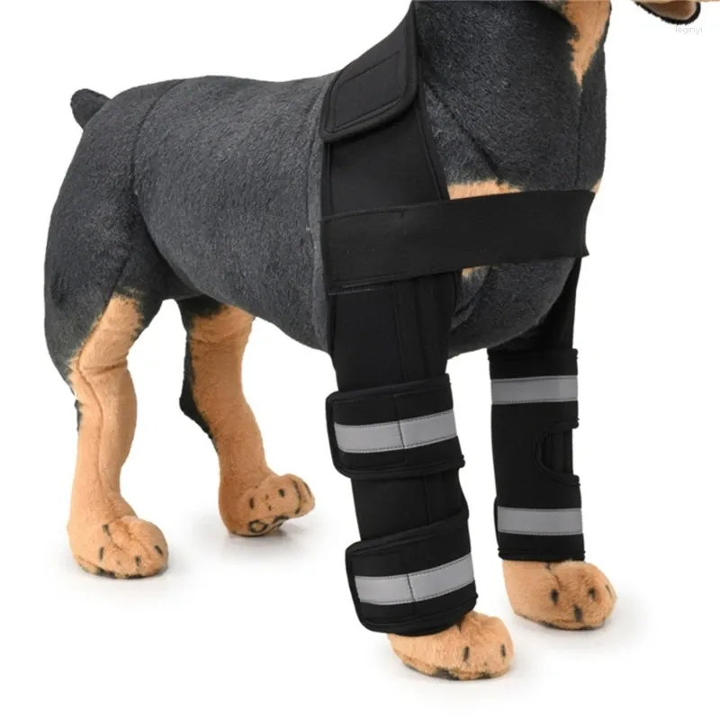 Köpek Giyim 2024 Ön Dirsek Koruyucusu Diz Muhafız Bacak Ayak Kılıfı Kapak Anti Yalanma Yara İyileşmesi