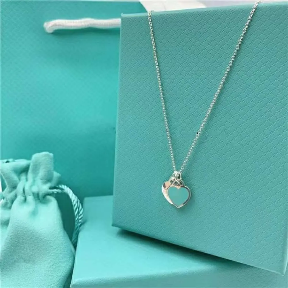 heart necklace pendant necklaces designer for women fashion jewelry woman silver chain designer jewelrys Birthday Christmas Gift Wedding Party