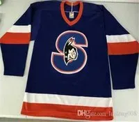 Customize Vintage Springfield Indians Hockey Jersey Embroidery Stitched any number and name Jerseys