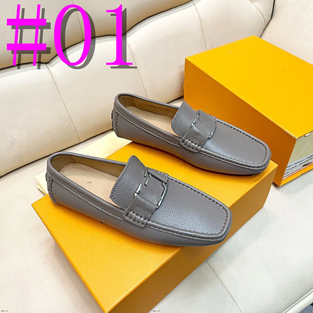 40 modello in vera pelle da uomo scarpe casual uomo di marca di lusso mocassini mocassini traspirante slip on guida scarpe da uomo taglie forti 38-46