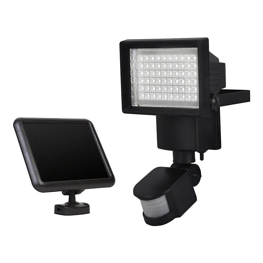 Reflektory solarne LED LED Flood Light Outdoor Pir Motion czujnik 60 diody LED ścieżki ogrodowej ściana awaryjna 283c