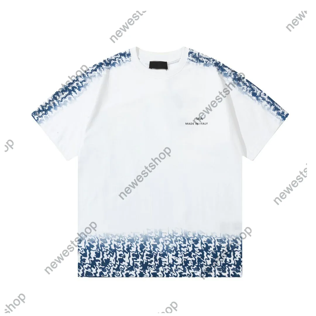 24SS hommes grande taille t-shirt paris t-shirt de luxe lettre imprimée t-shirts décontracté coton été designer t-shirts noir blanc tops tee XS