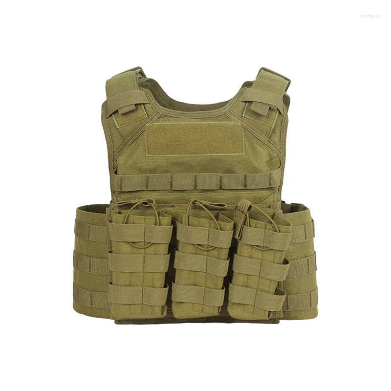 Vestes de chasse, armure corporelle en Nylon 1000D, équipement tactique palmé, gilet militaire pour hommes, protection de tir, porte-plaque réglable