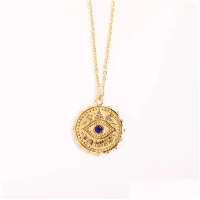 Pendentif Colliers Mode Niche Mignon Alternative Devils Eye Collier Zircon Sun Ray Party Cadeau d'anniversaire 2023 Tendance Drop Livraison Jewel Otbfa