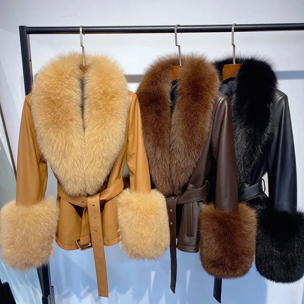 アイレネ　FUR HOODED LEATHER JACKET 滝沢カレン　着用 アイレネ FUR HOODED LEATHER ずり上がっ JACKET 滝沢カレン 着用