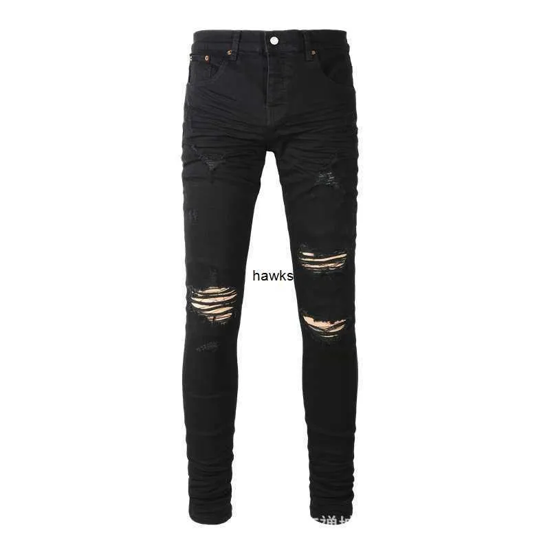 Purple Brand Jeans American High Street Black Distressed And Worn Outovvd  From Rollsroyces, $34.54