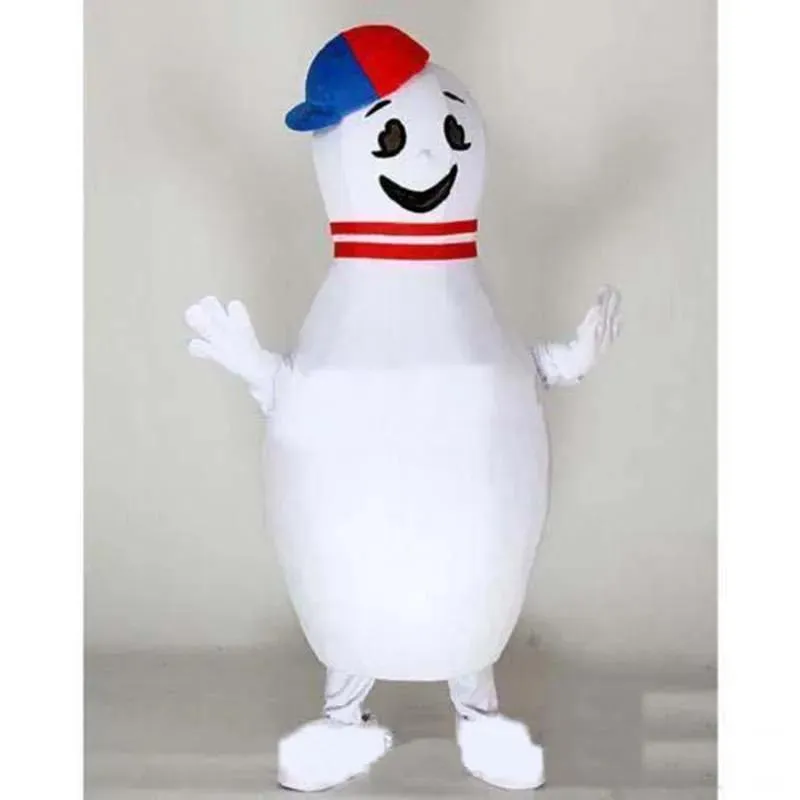 Trajes Halloween Bowling Alley Pin Mascot Traje Dos Desenhos Animados Anime Tema Caráter Natal Carnaval Festa Fantasia Trajes Adultos Tamanho Nascimento