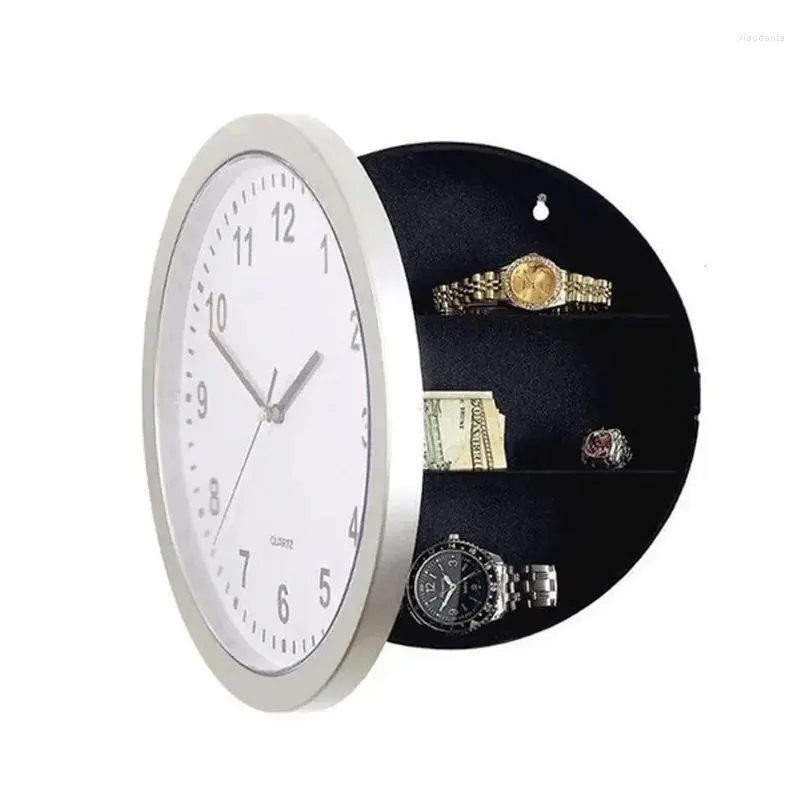 Horloges murales horloge coffre-fort secret coffre-fort pour cacher de l'argent en espèces bijoux compartiment livraison directe maison jardin décor DH6H5