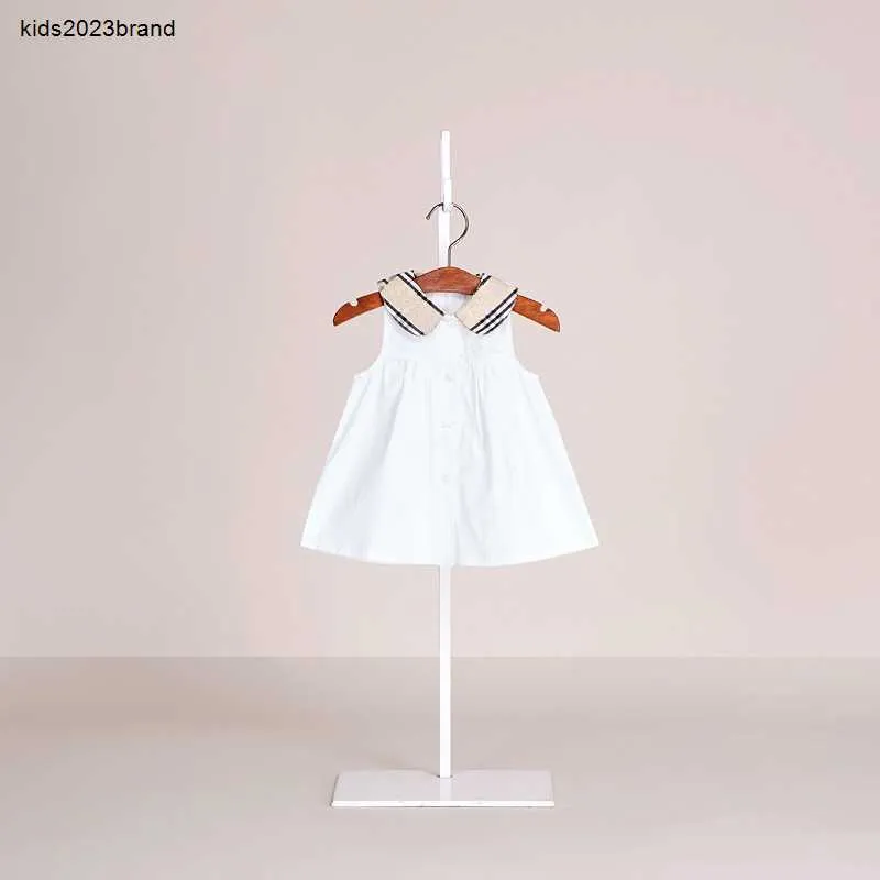 Robe de bébé sans manches pour filles, design, taille 80 à 120, jupe d'été de haute qualité, robe de styliste pour tout-petits, Dec05, nouvelle collection