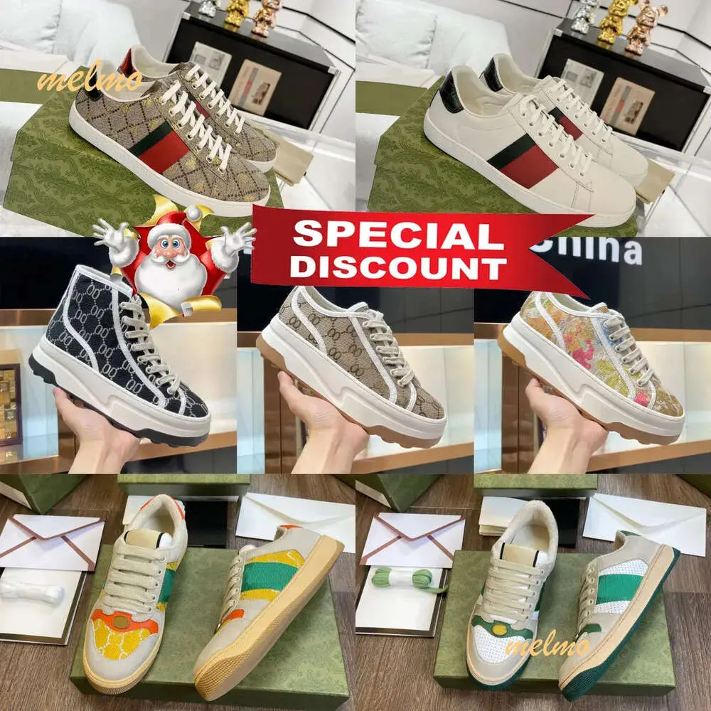 Qualité supérieure avec boîte Designer Femmes Plate-forme de mode Casual Chaussures Bee Ace Baskets Baskets Brodées Noir Blanc Vert Stripes Marche Hommes Femmes