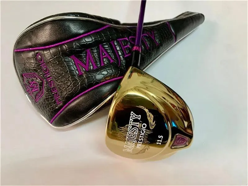 Förare kvinnor Prestigio9 Maruman Mesty Driver Golf Clubs 11,5 graders grafitaxel med huvudskydd