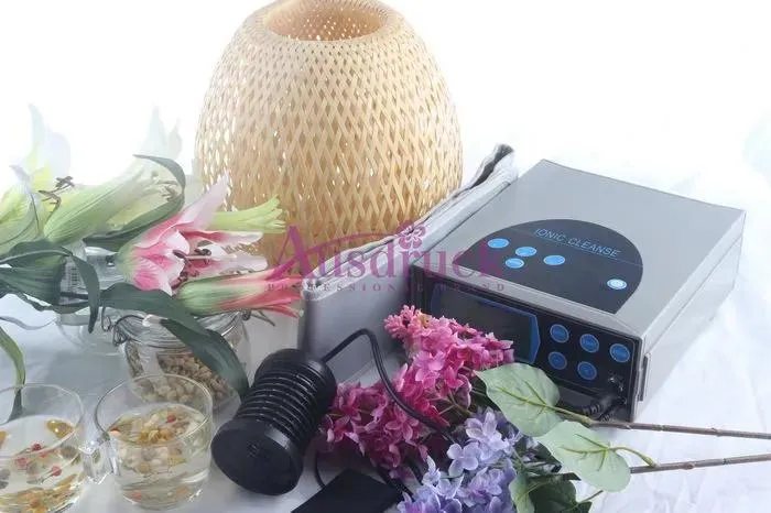 Behandeling EU belastingvrij 3 arrays detox ionische fysiotherapie apparatuur ionen detox voet spa voet ontgifting machine