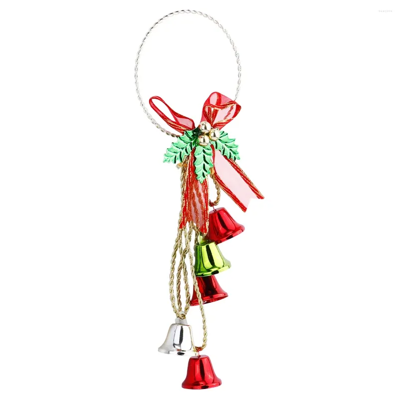 Party Supplies Weihnachtsglocken Ornamente Eisen Jingle Bell Baum hängende Anhänger für Türfenster Garten Kleiderbügel