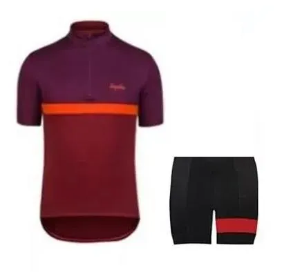 Sets 2016 Rapha Ciclismo Jerseys Mangas curtas Roupas de ciclismo Use confortável anti -bacteriano quente novo Rapha Jerseys 8 cores