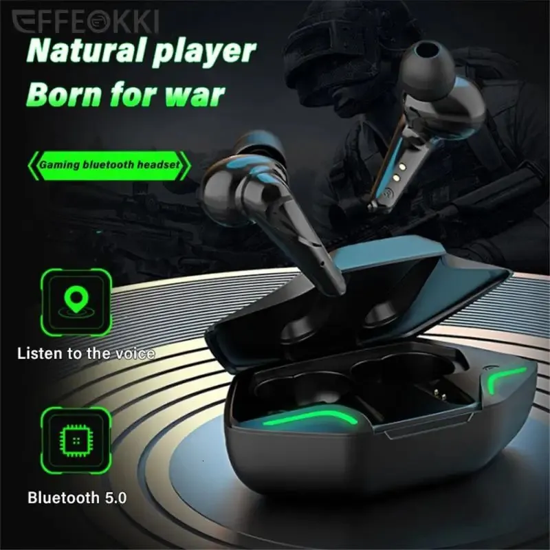 Fones de ouvido de telefone celular Bluetooth Fones de ouvido sem fio Esports dedicados jogos de audição de música alta beleza no ouvido adequado para Android 231218
