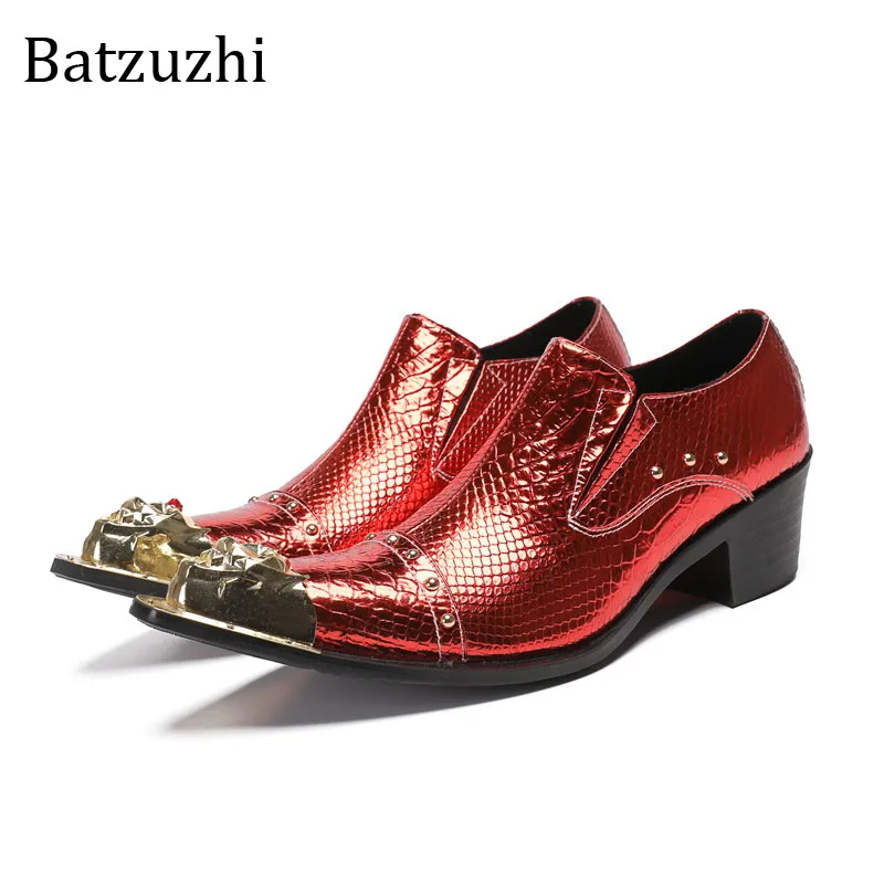 Men's Genuine Leather Slip-On Dress Shoes with Gold Tip, Pointed Toe, Chunky Heel for Business and Party from Dhgate Dress Shoes - price 121.86 Men's Genuine Leather Slip-On Dress Shoes with Gold Tip, Pointed Toe, Chunky Heel for Business and Party from Dhgate Dress Shoes - price 121.86