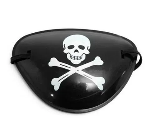 Pirate Eye Patch Skull Crossbone Halloween Party Favor Bag Costume Kids Toy