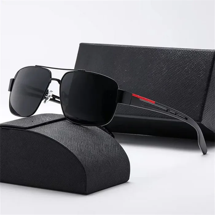 New Luxury Oval Sunglasses For Men Designer Summer Shades Polarized Eyeglasses Black Vintage Oversized Sun Glasses Of Women Male Sunglass Perfect Gift EE