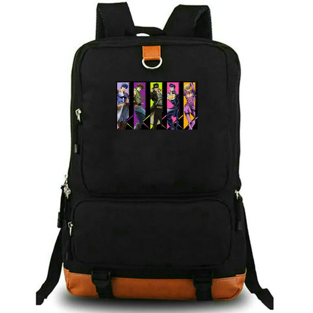 حقيبة الظهر JOJOS JOJO Bizarre Adventure Daypack World Popular School Bag Print Print Rucksack Leisure Leisure Schoolbag Pack Pack