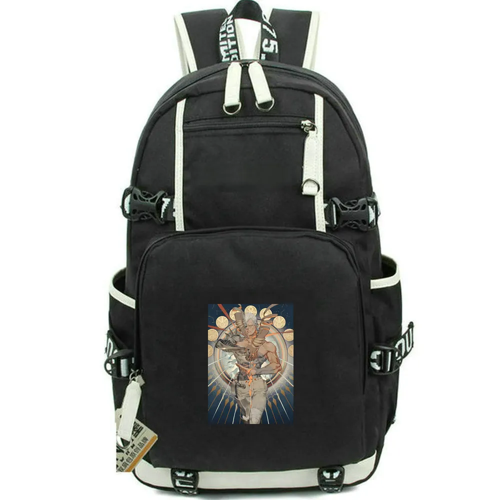 Jan Pierre Polnareff Backpack Anime JoJo Schoolbag Canvas Daypack For School Laptop Travel From Tpx backpack 23.64 DHgate.Com