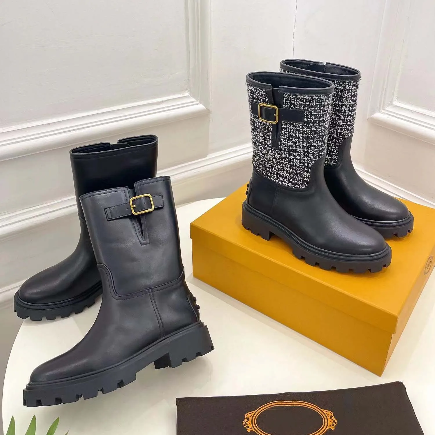 Designer Kate Botta Bottes femme Bas pour femmes Talons Chelsea Bottines en cuir de veau Tall Pumppie Booty Talon à bout pointu Condora Pumps Bottines Chaussure de haute qualité