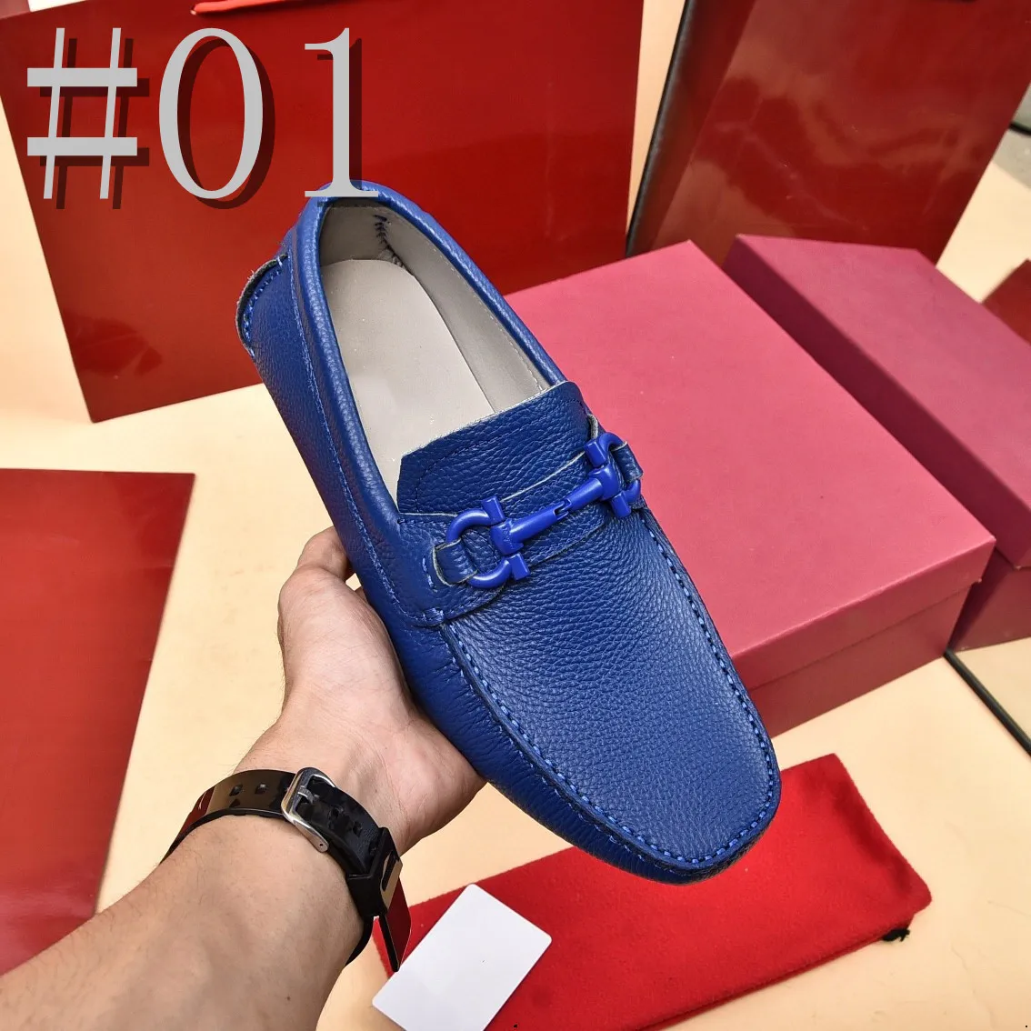 39Model Designer Herrenschuhe, klassische Mode, italienischer Stil, echtes Leder, Herren-Loafer, Slip-on-Herren-Leder-Loafer, gute Qualität, Luxus-Herrenschuhe