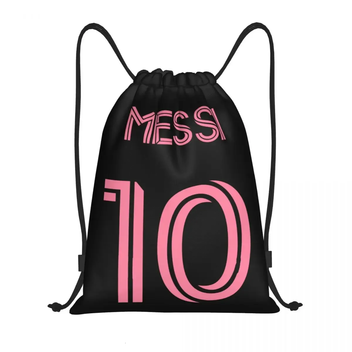 Sacs de rangement Personnalisé Rose Messis 10 Sac à cordon de football Hommes Femmes Léger Football Sports Gym Sac à dos de stockage 231219