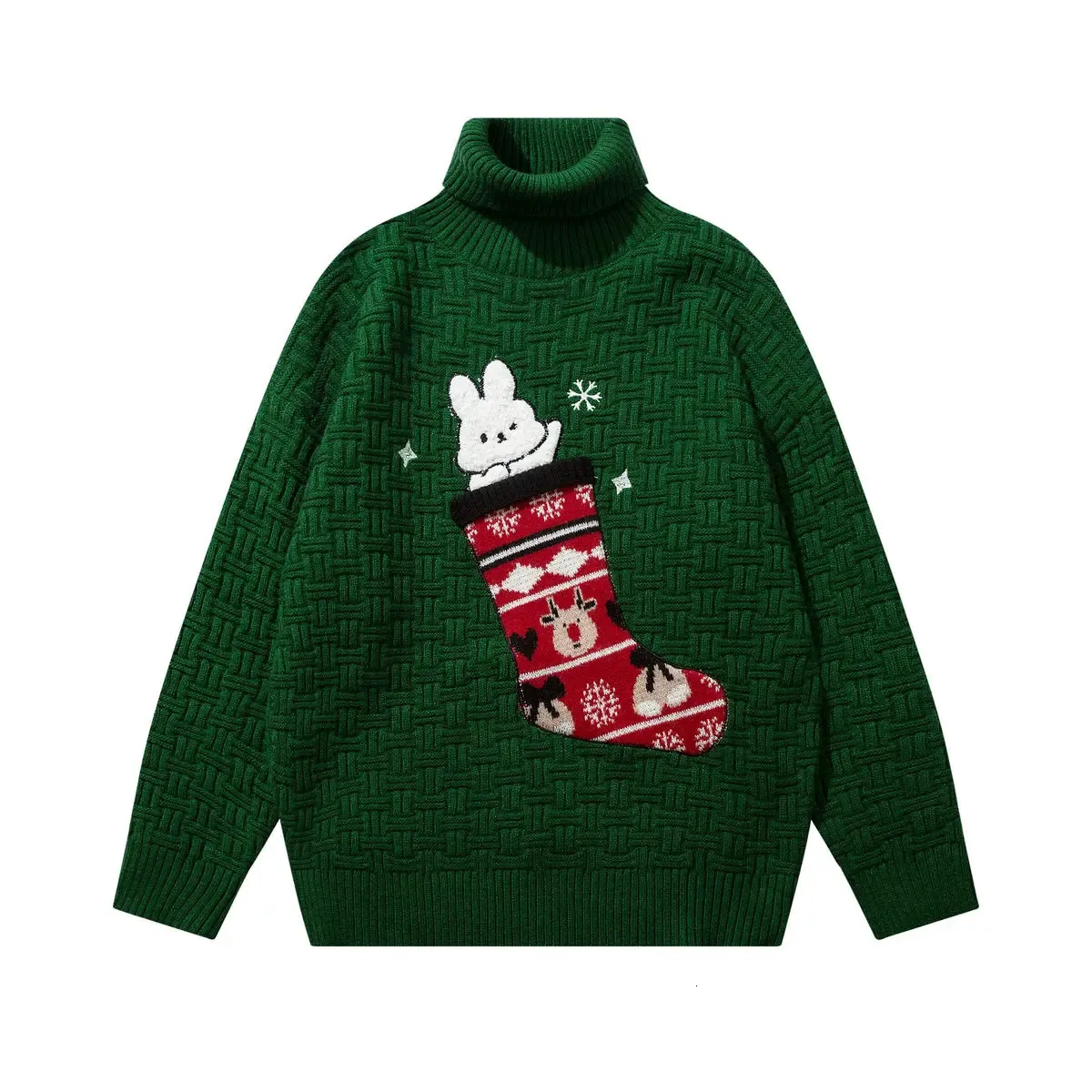 Женские свитера, мужские уродливые рождественские свитера, водолазки, забавные носки с кроликом, новинка, пуловер «Один дома», Санта-Рождественская вечеринка 231218