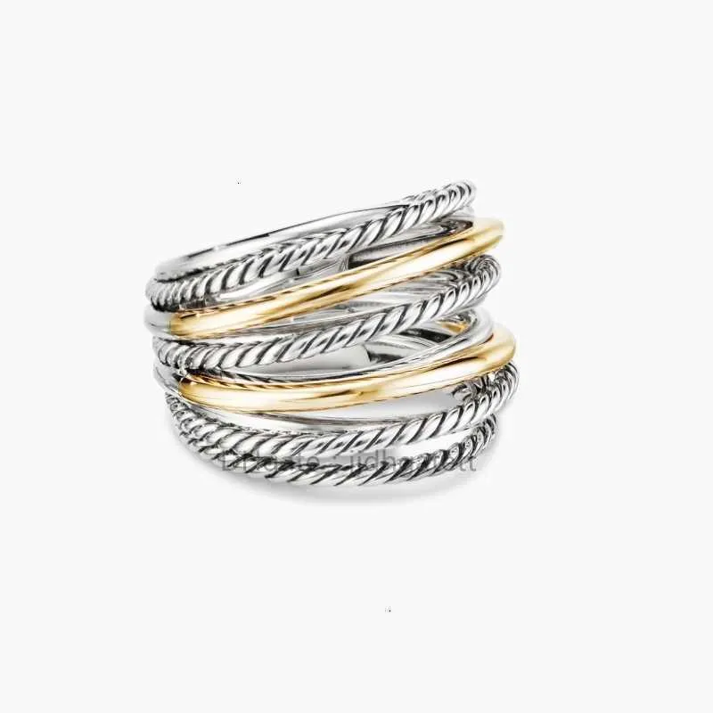 Anillo de boda para hombre y mujer, joyería de diseñador, anillos de diseño al por mayor x anillos de hebilla retorcida de moda Vintage