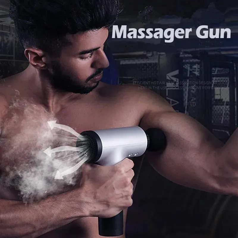 Akcesoria Massager Pistolet, przenośne, bezbłędne potężne ładowne mięśnie głębokie tkanki masażer do sportowca mięśnia odzyskiwania