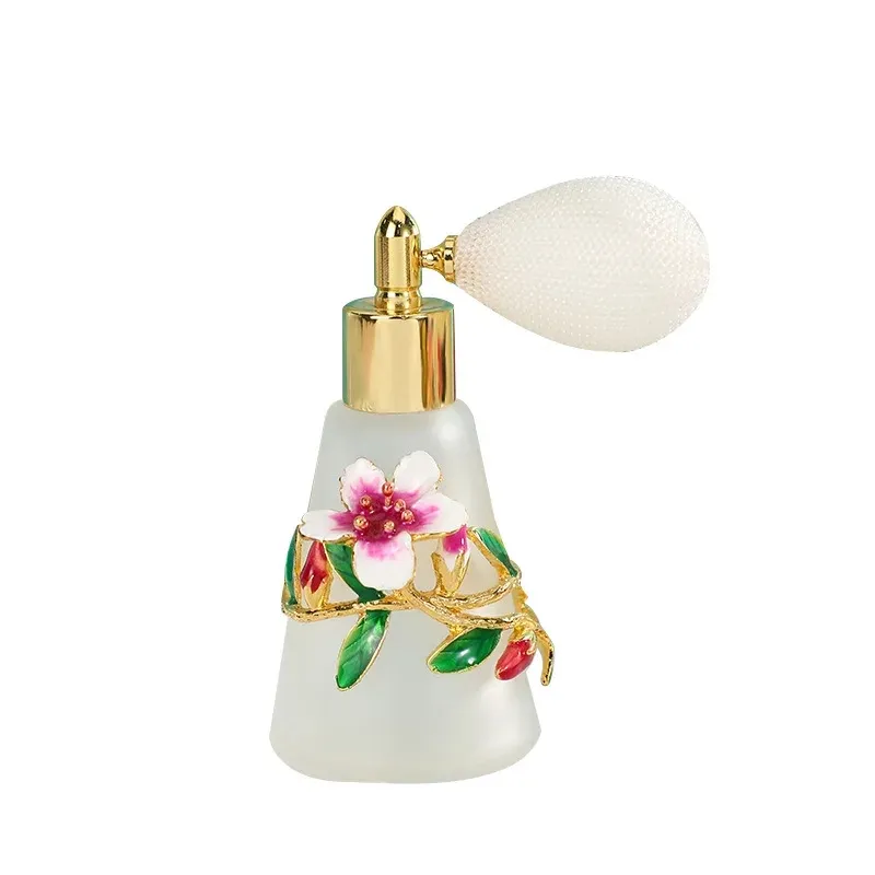 Flacon Parfum Rechargeable Verre Vintage Ananas 100 Ml – Vaporisateur Portable Voyage