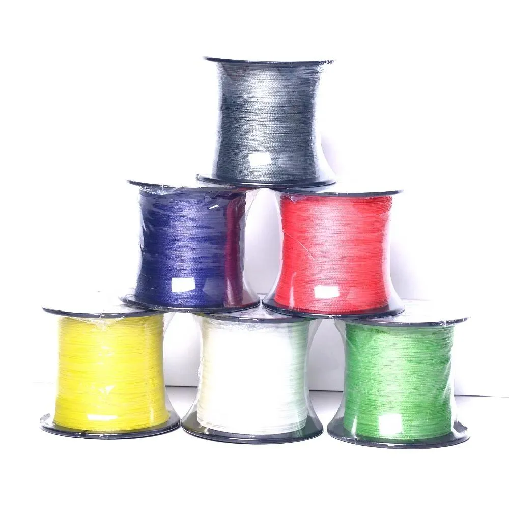 Line HengJia Fishing Tackle LURE 500M Brand Multicolor Super Strong  Multifilament PE Braided Wire Fishing Line 15LB To 60LB Japan From Fzctb5,  $13.67